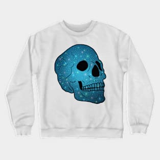 Galaxy Skull - Turquoise Crewneck Sweatshirt